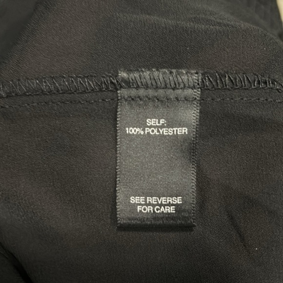 Buckle Black Women’s Black V-Neck Embroidered Cut-Out Wide Sleeve Top Medium - Picture 12 of 12